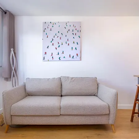 شقة 2 Pieces Renove, Internet Fibre, Balcon, Casier A Ski, Quartier Paisible - Fr-1-314-210 مورزين